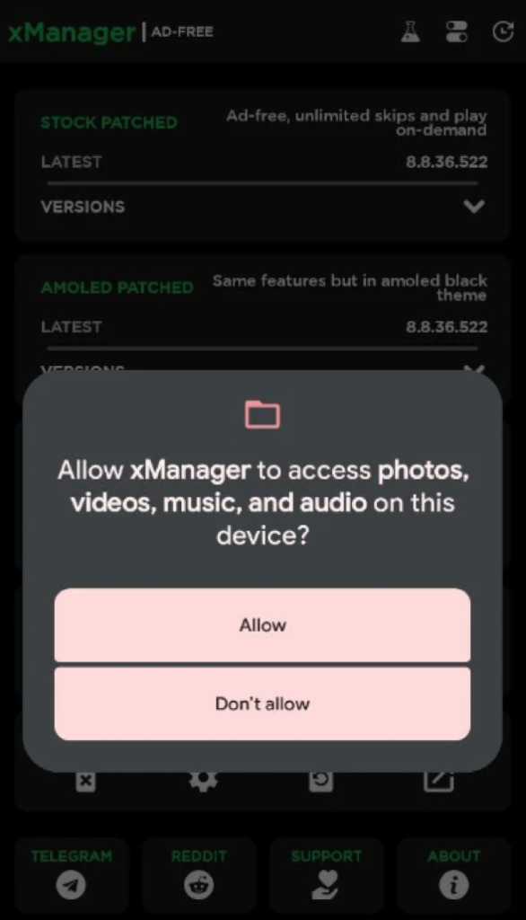 xManager Spotify APK